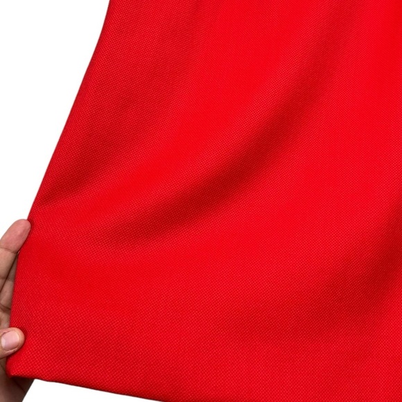 Vintage YSL Encore Size 10 Wool Two Piece Suit Red 90s Power Glam Office Bold - Picture 12 of 16